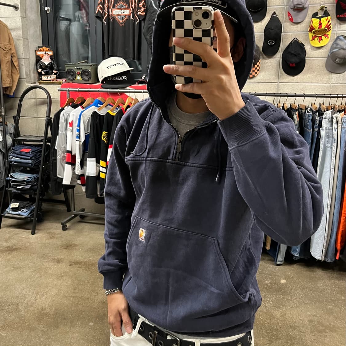 Carhartt zip 후드티 (100) 상품이미지7