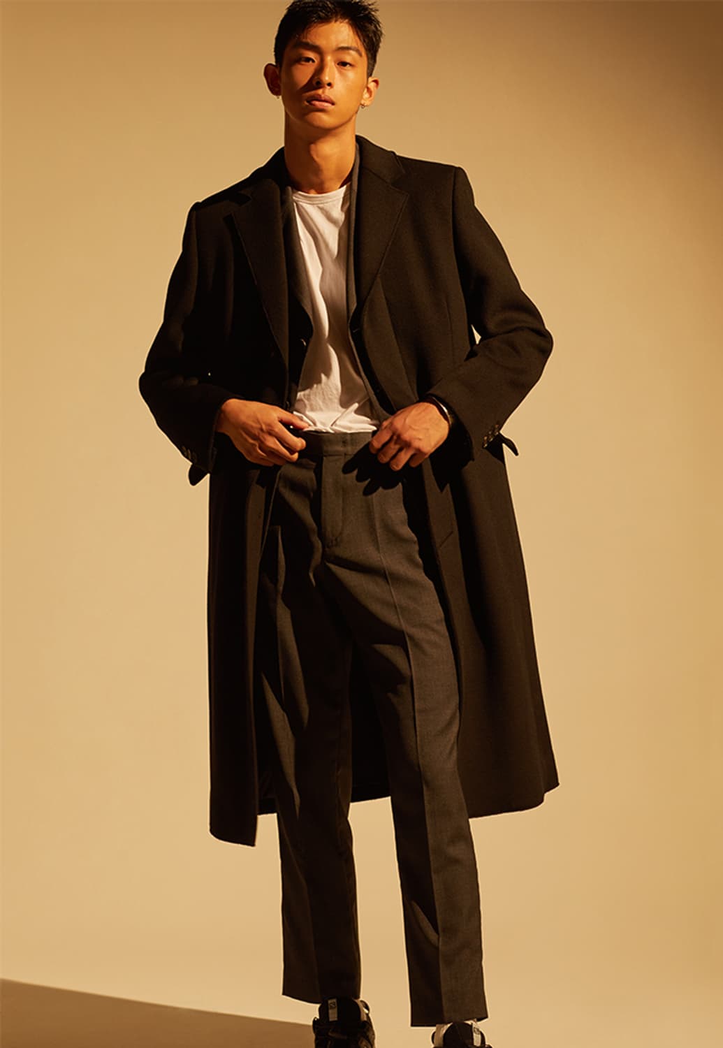 토니웩 크루도 캐시미어 커팅 코트 / 남성 코트/ 남자 코트 상품이미지1