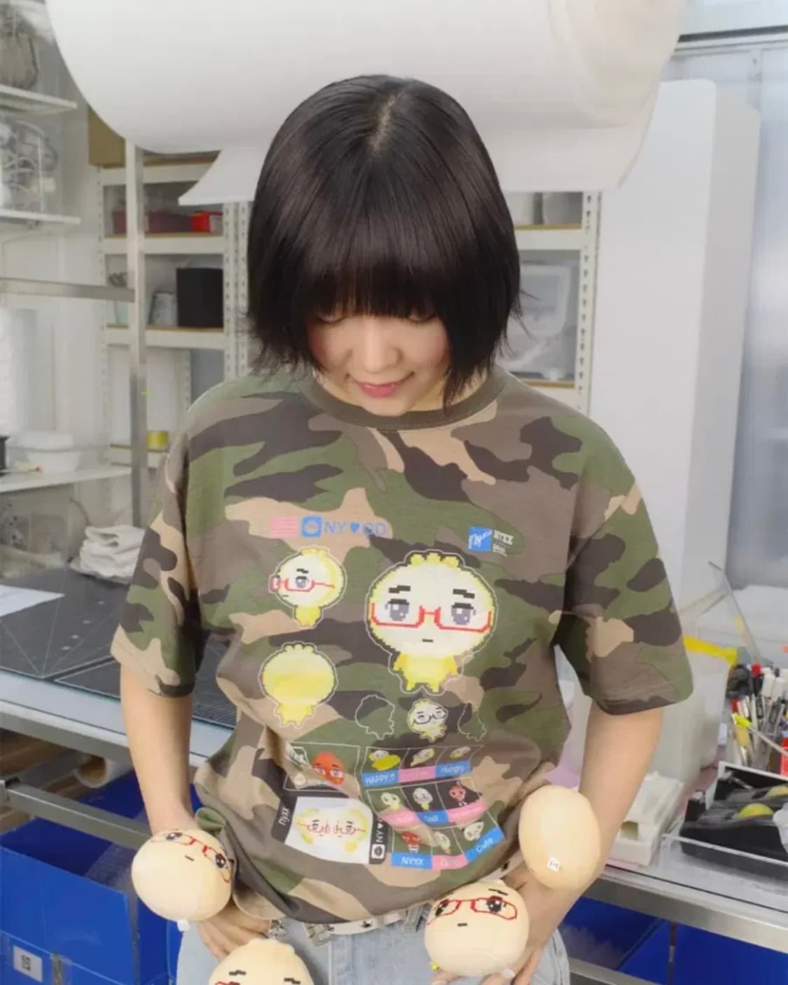 NYXX 엔와이엑스엑스 NYGD STICKER TEE CAMO 상품이미지3