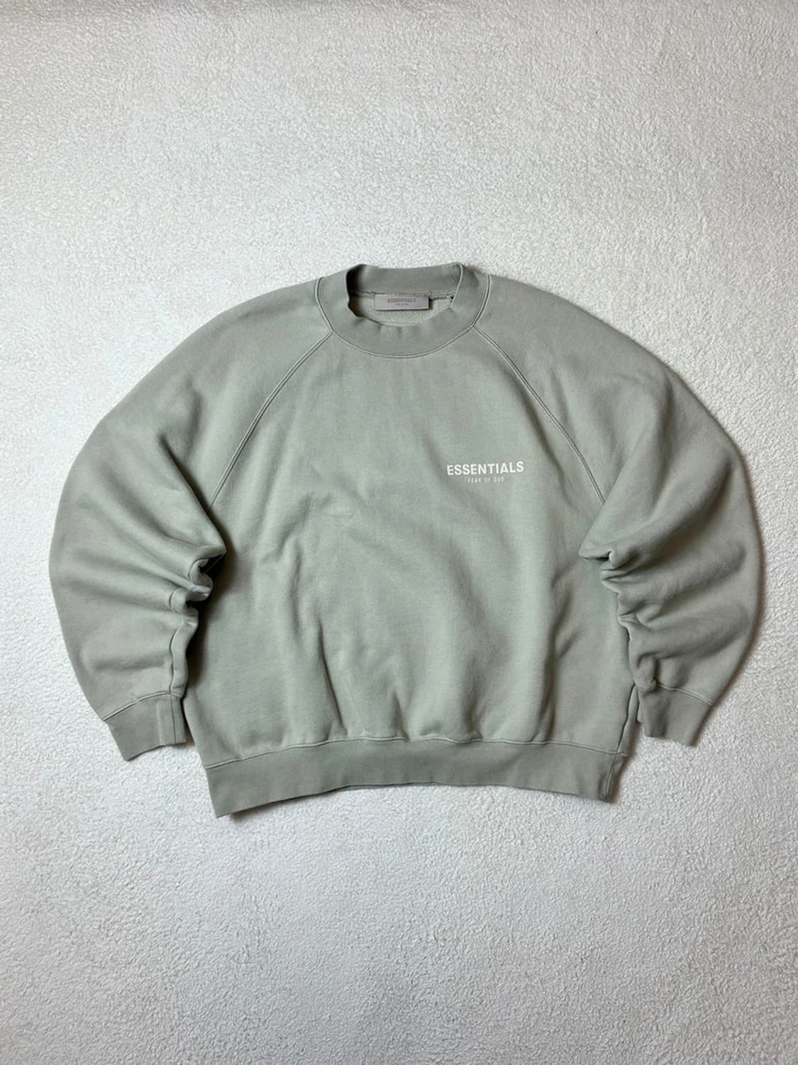 에센셜 피어오브갓 로고 시그니처 오버 맨투맨 PN6389 상품이미지1