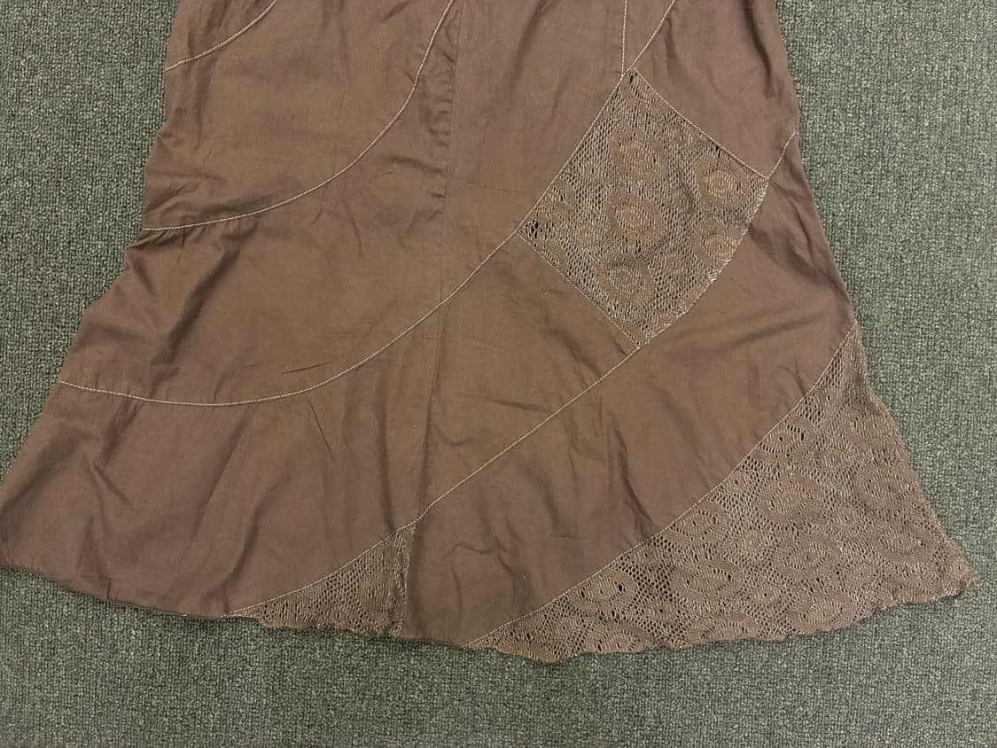 158)Japanese vintage 여성 펀칭 디자인 롱 원피스 상품이미지7