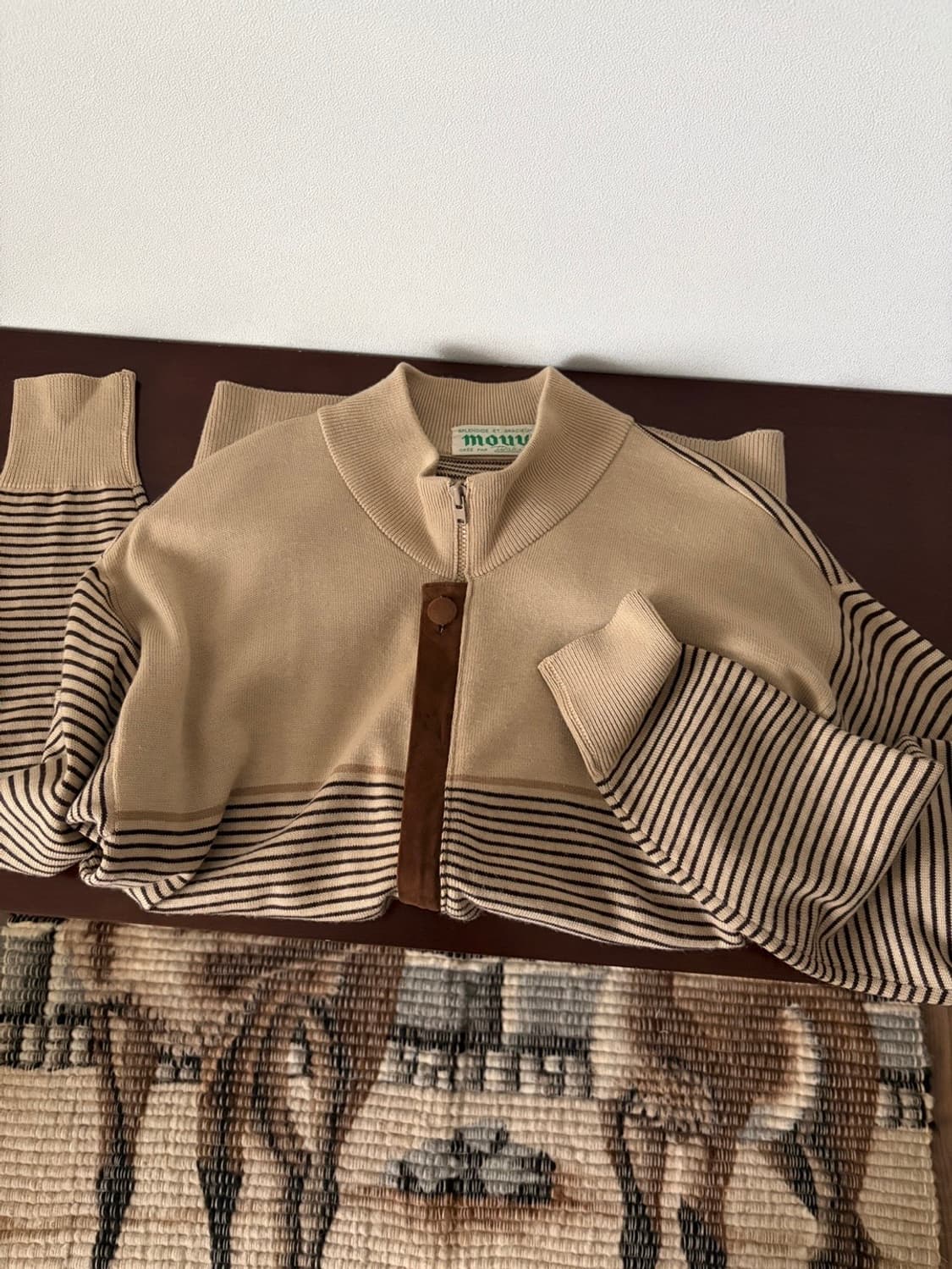 zip-up knit 상품이미지1