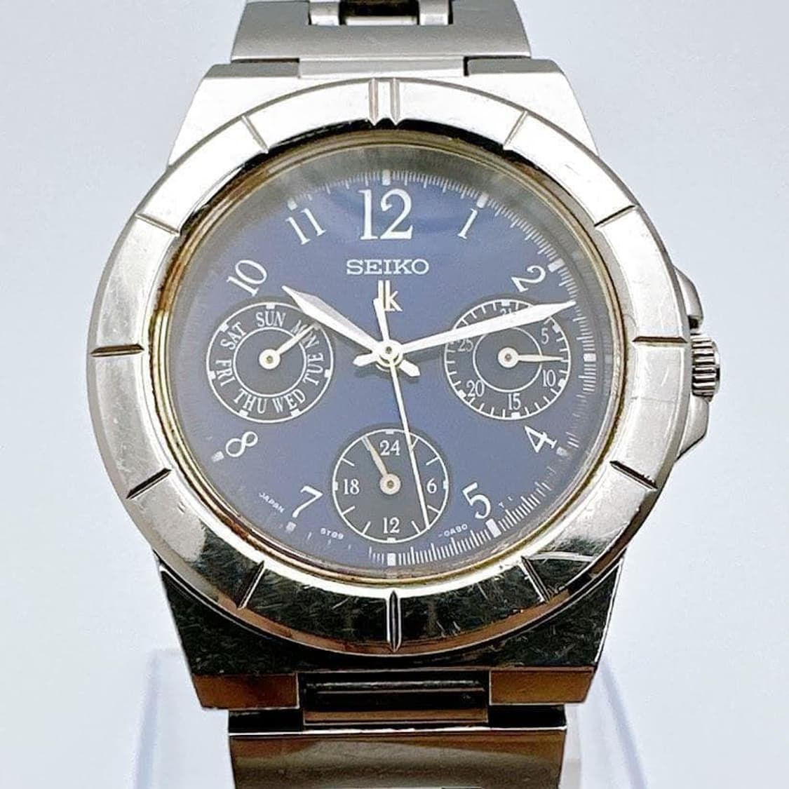 세이코 루키아 빈티지 멀티펑션 메탈 시계 상품이미지4