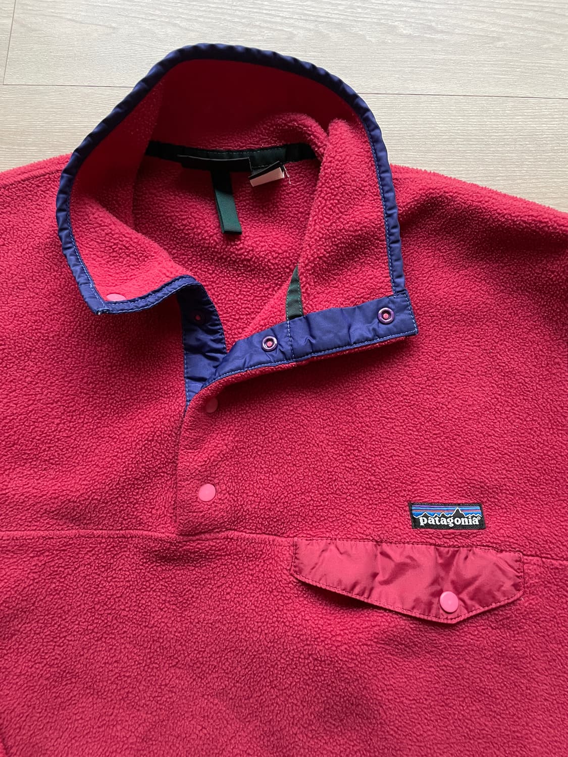 90s 파타고니아 신칠라 라즈베리 퍼플 빈티지 플리스 상품이미지4