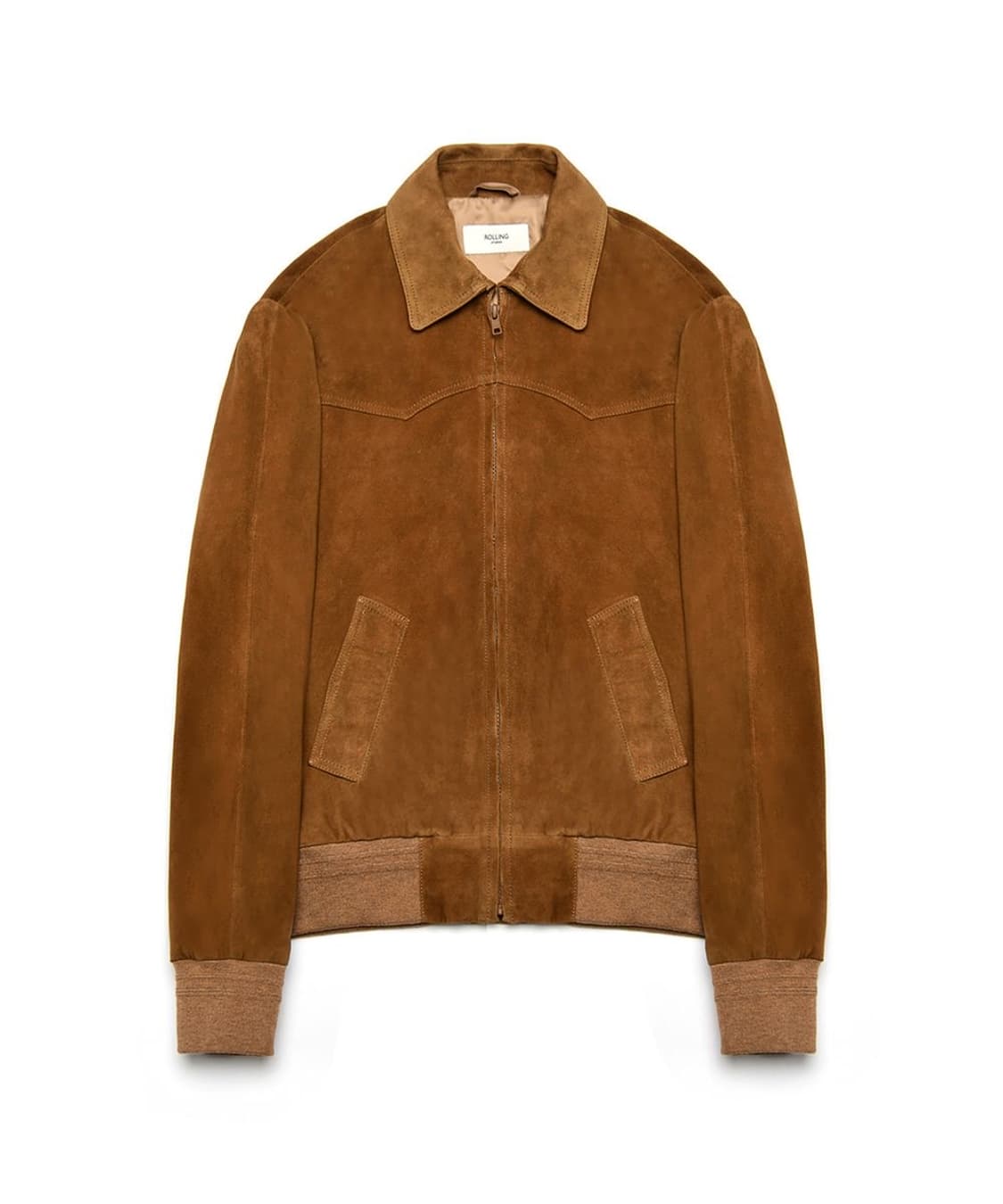 롤링 스튜디오 웨스턴 블루종 자켓 고트 스웨이드L 상품이미지1