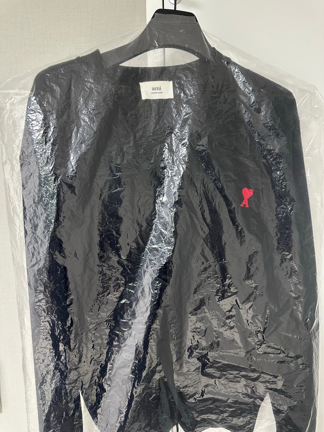 아미 가디건 블랙 L(100) 상품이미지3