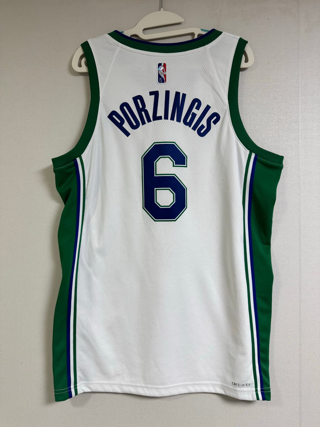 75주년 한정판 포르징기스 댈러스 스윙맨 져지 NBA 유니폼 - L 상품이미지4