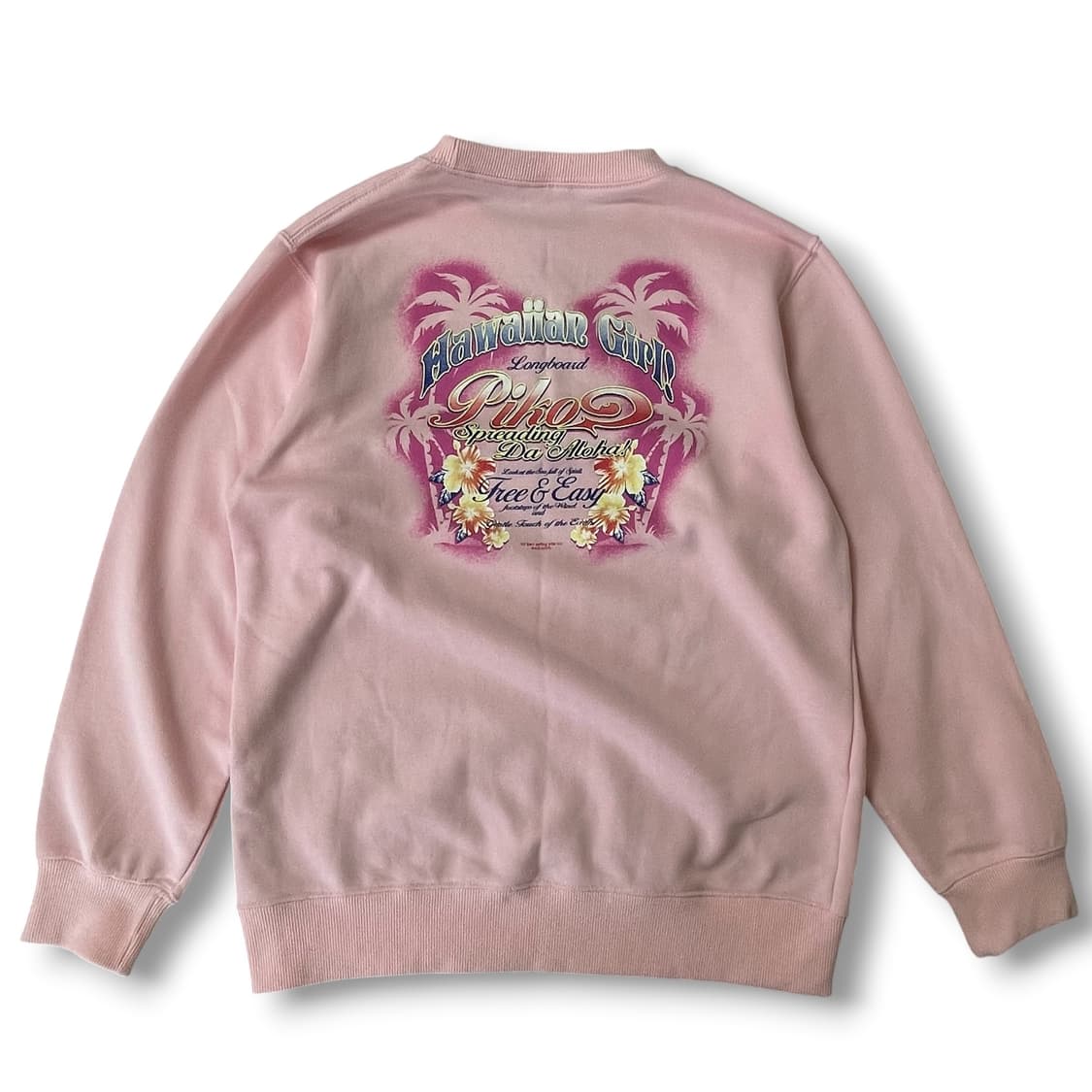 피코 핑크 프린트포인트 맨투맨 L 상품이미지2