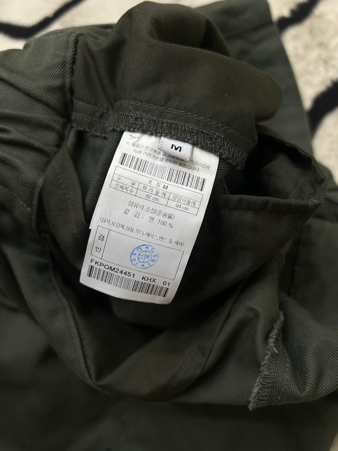 [M]프리커 하프 포켓 버뮤다 코튼 팬츠 상품이미지5
