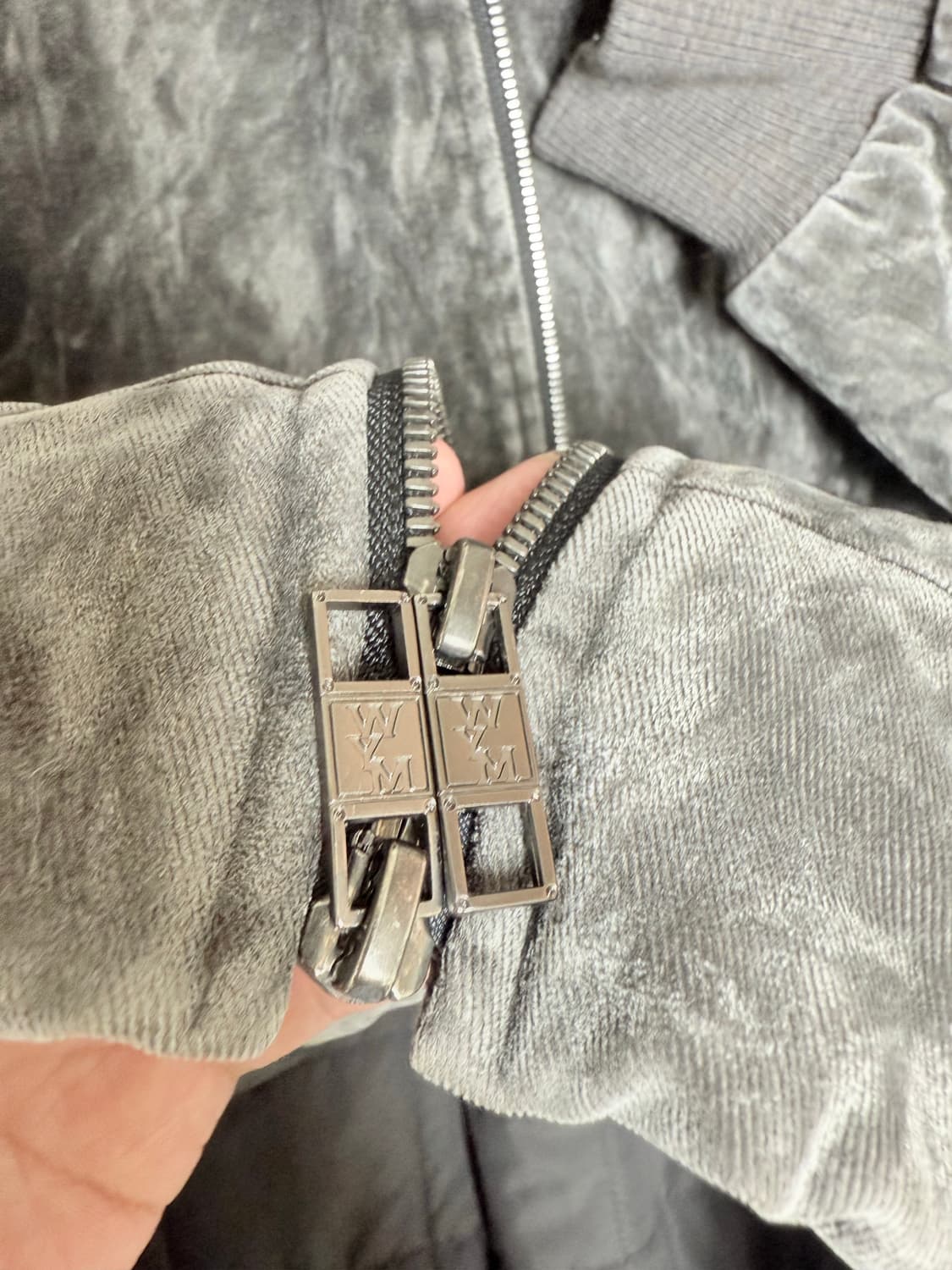 (24FW 새상품) 우영미 코튼 후드 자켓 그레이 (46) 상품이미지5