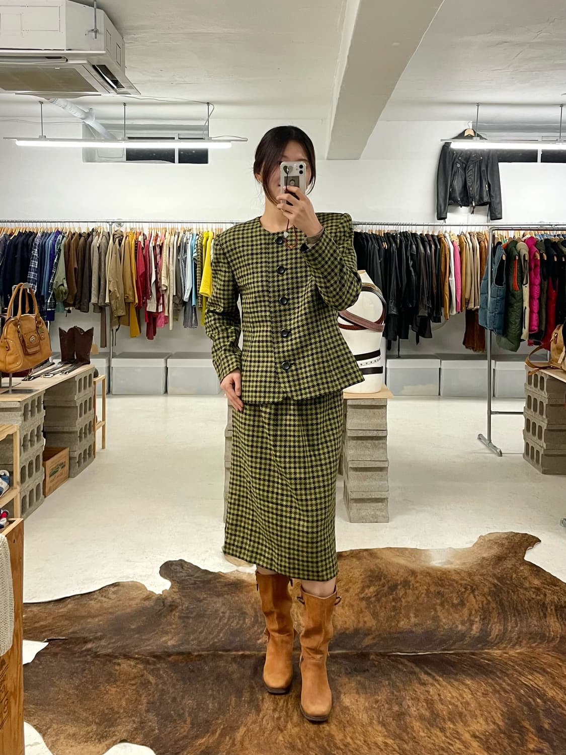 80's BALMAIN gun club check set up 발망 셋업 상품이미지2