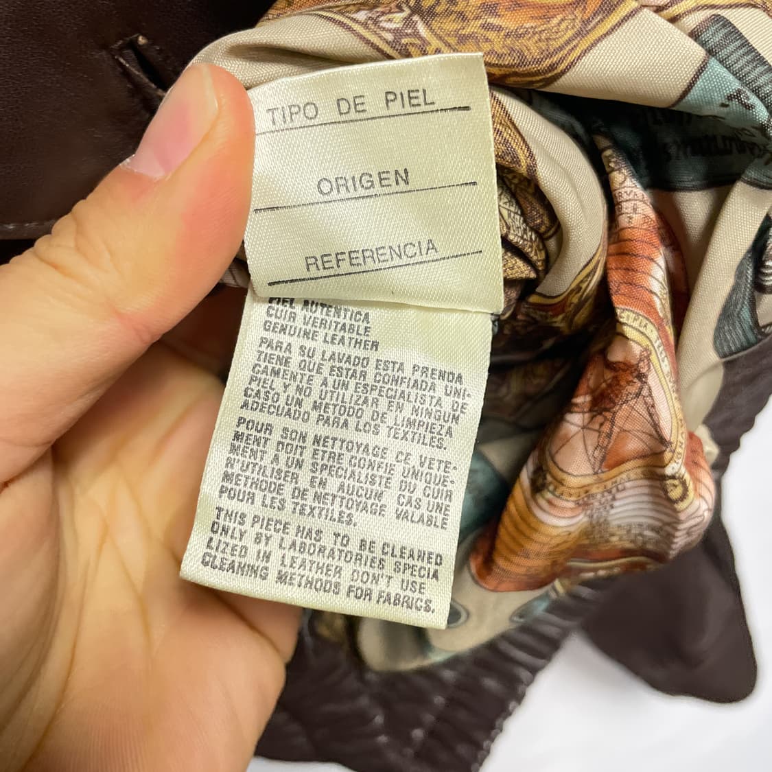 리차드 펠 빈티지 가죽 봄버 자켓 다크브라운 상품이미지6