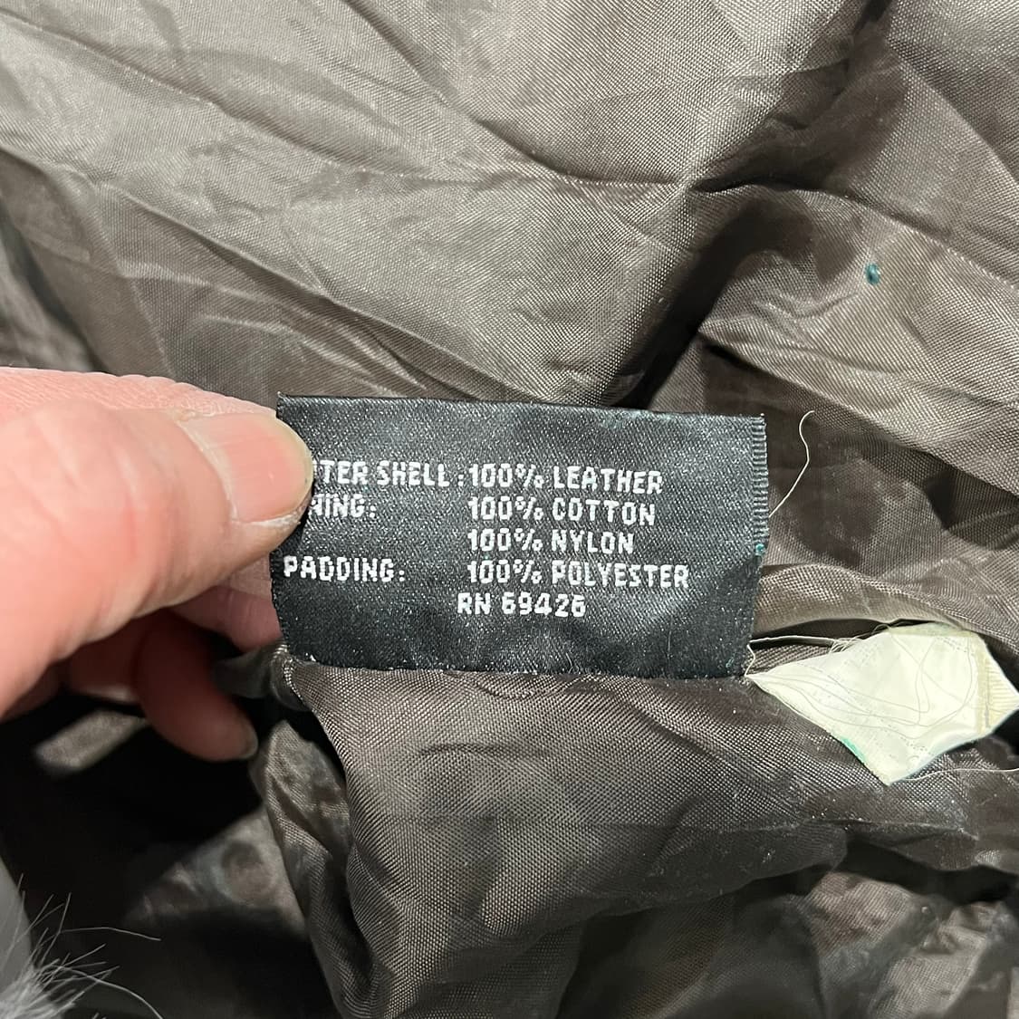 윌슨 레더 브라운 자켓 s09189 상품이미지7