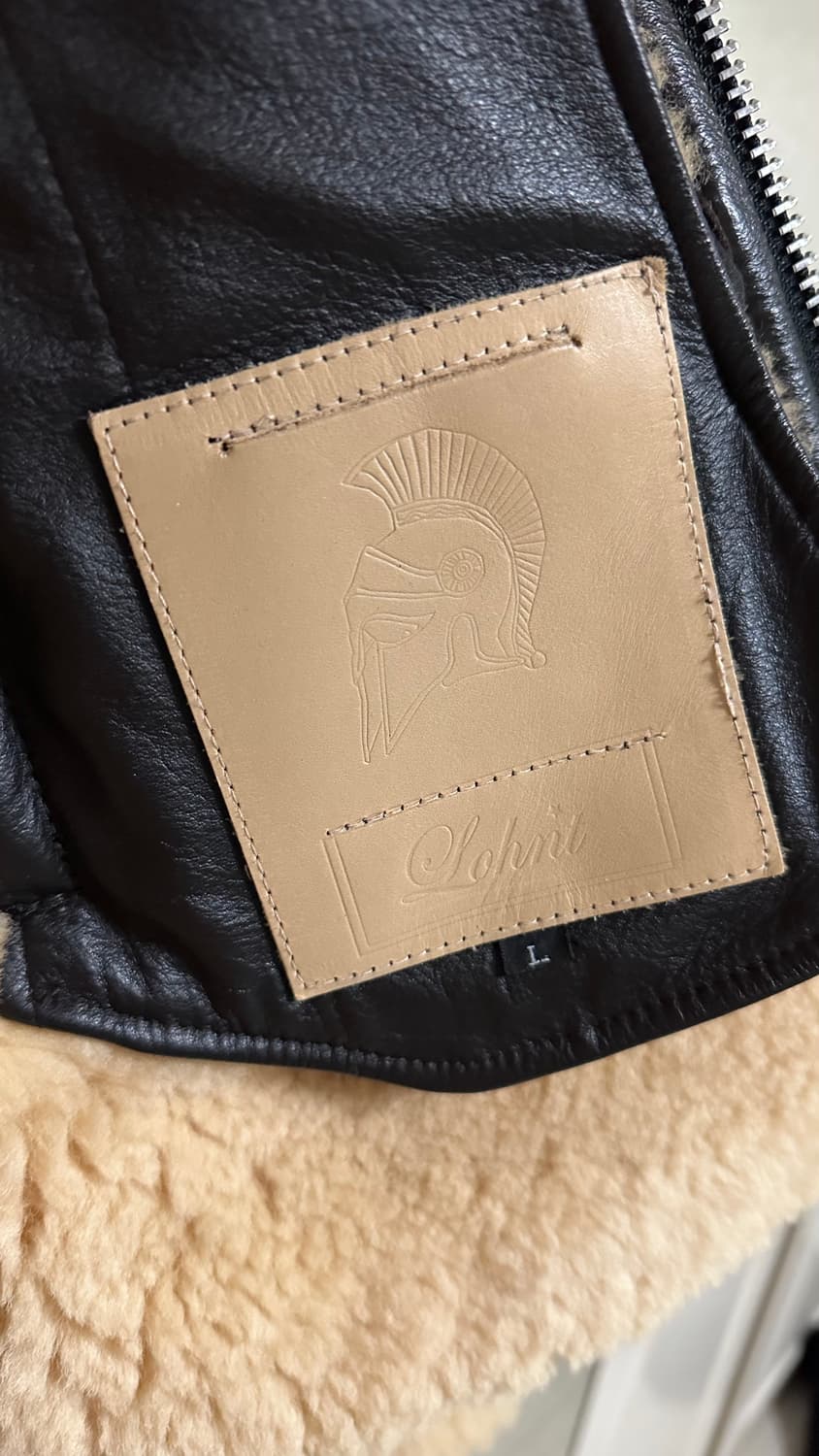 론트 리얼레더 무스탕 l사이즈 2가지색 상품이미지9