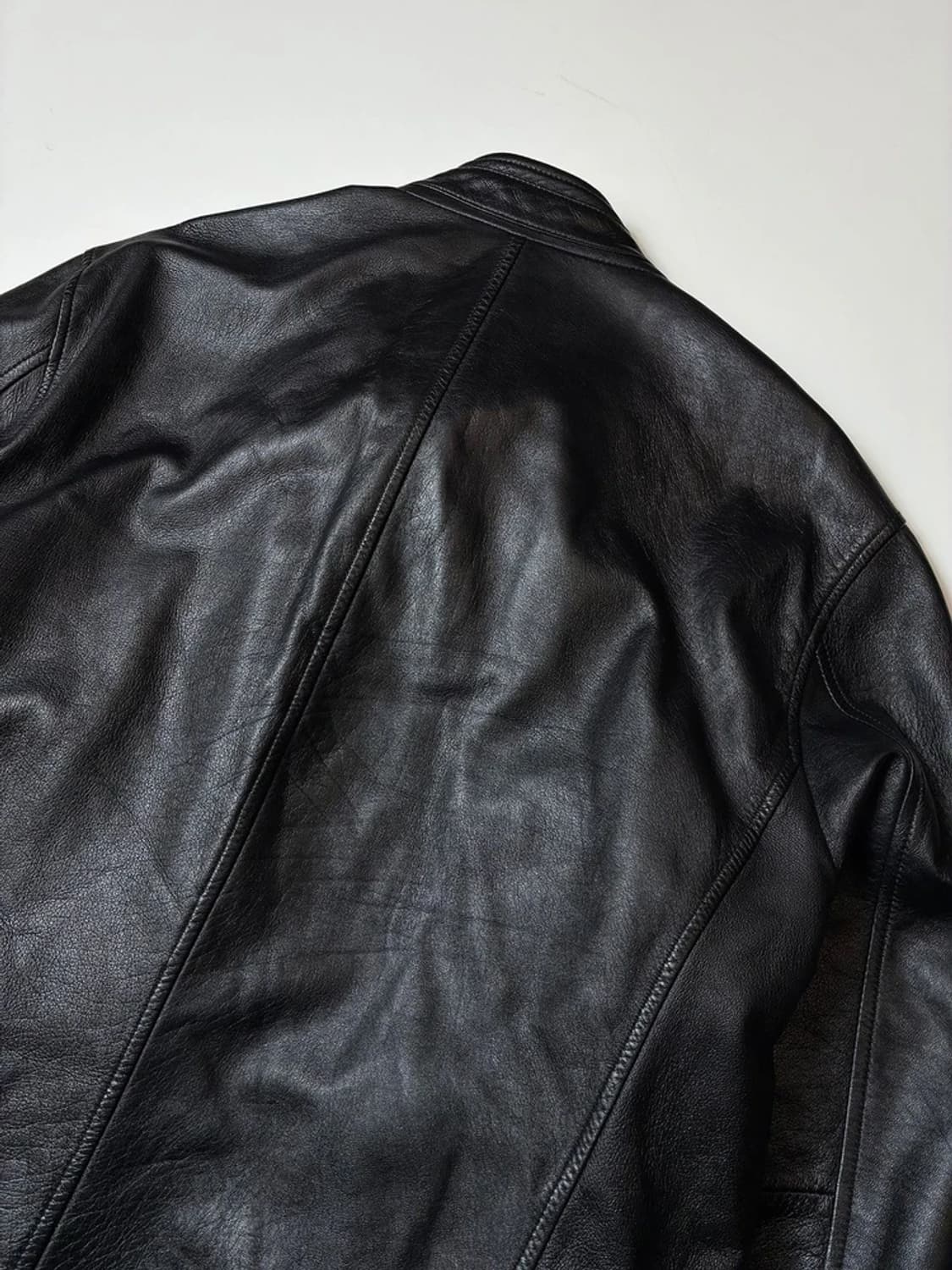 MTTV 00's 양가죽 블랙 레더 싱글 자켓 PN8264 상품이미지6