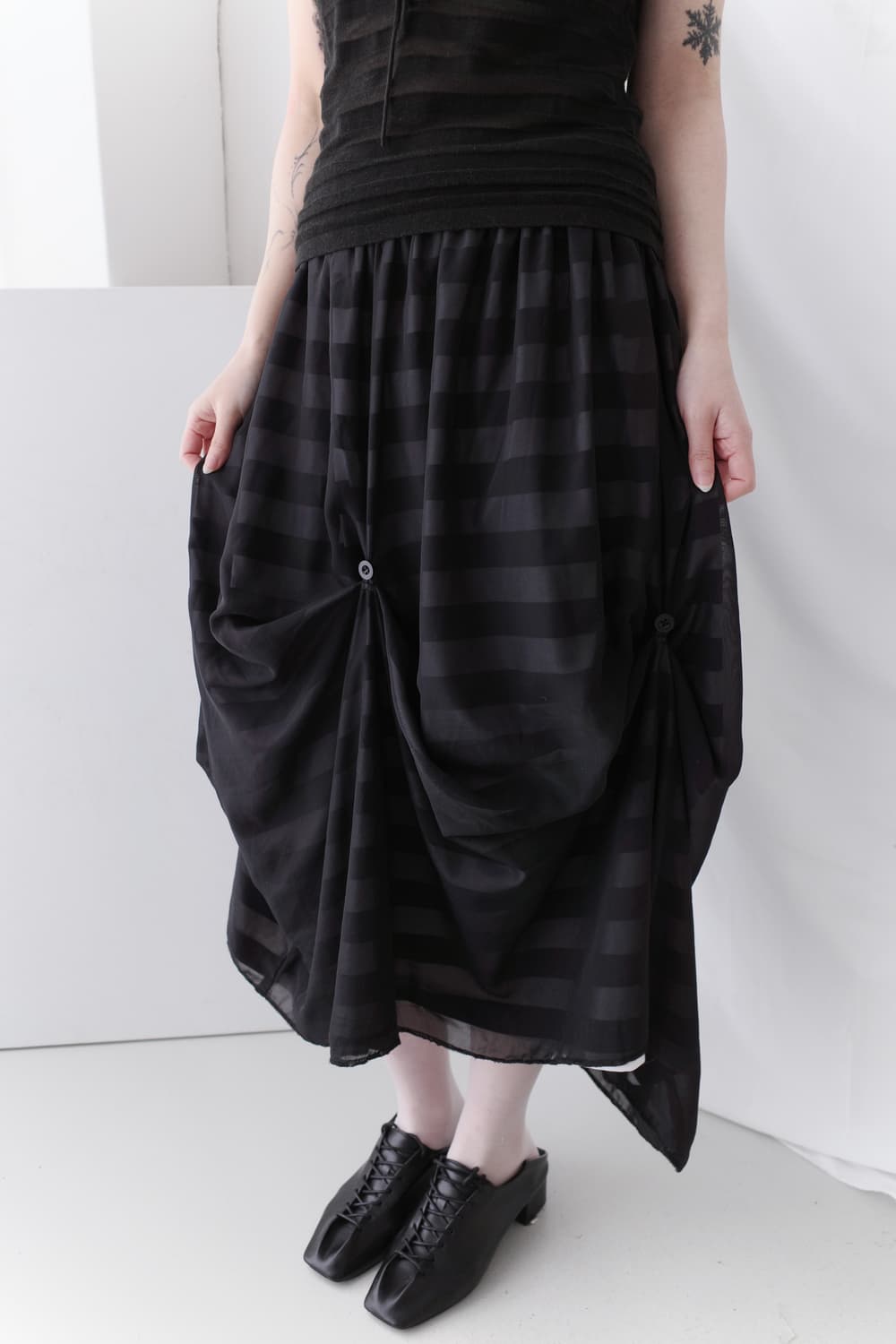 stripe balloon skirt 상품이미지6