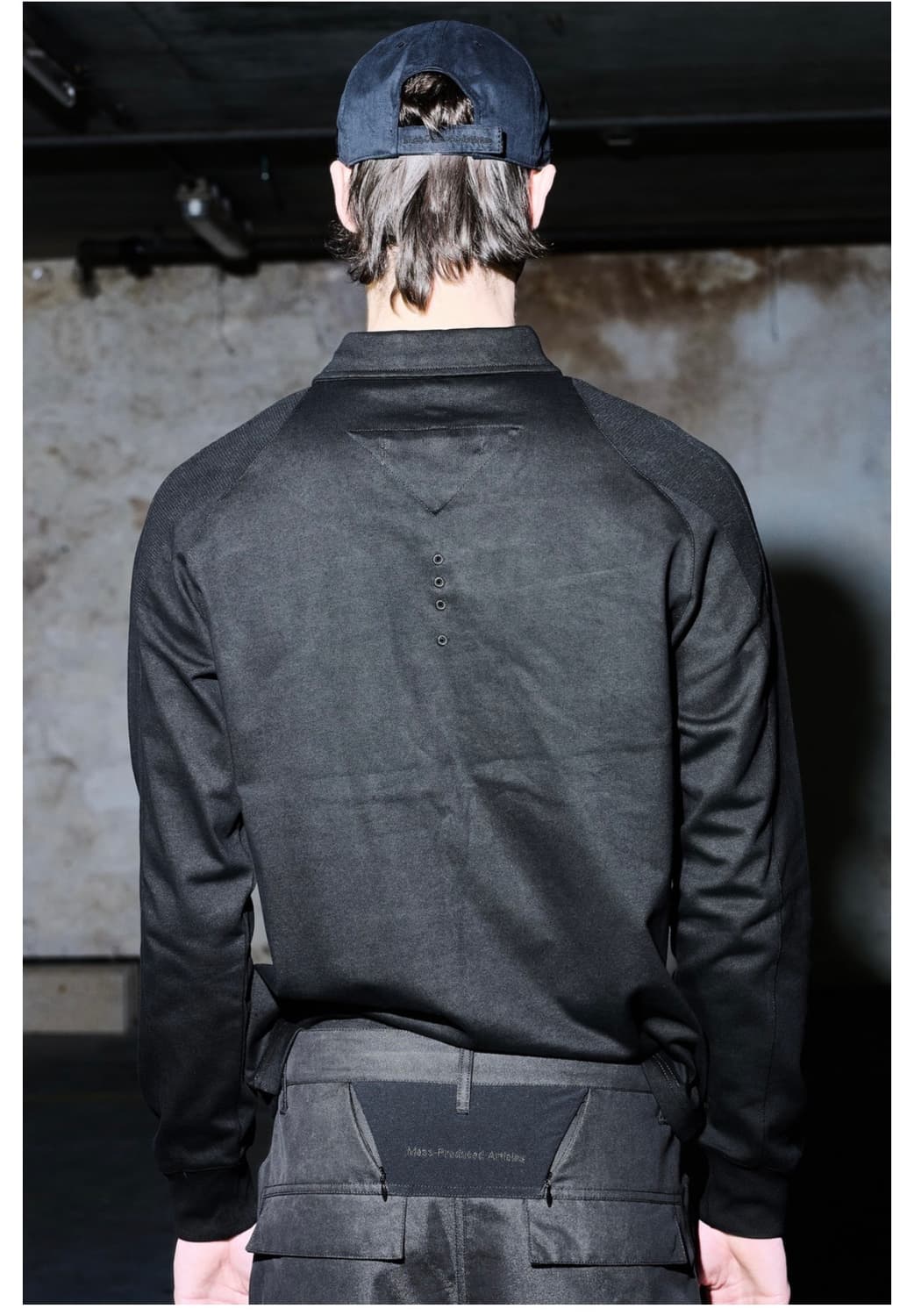 플라스틱프로덕트 COLLAR JERSEY (BLACK) S 새상품 상품이미지2
