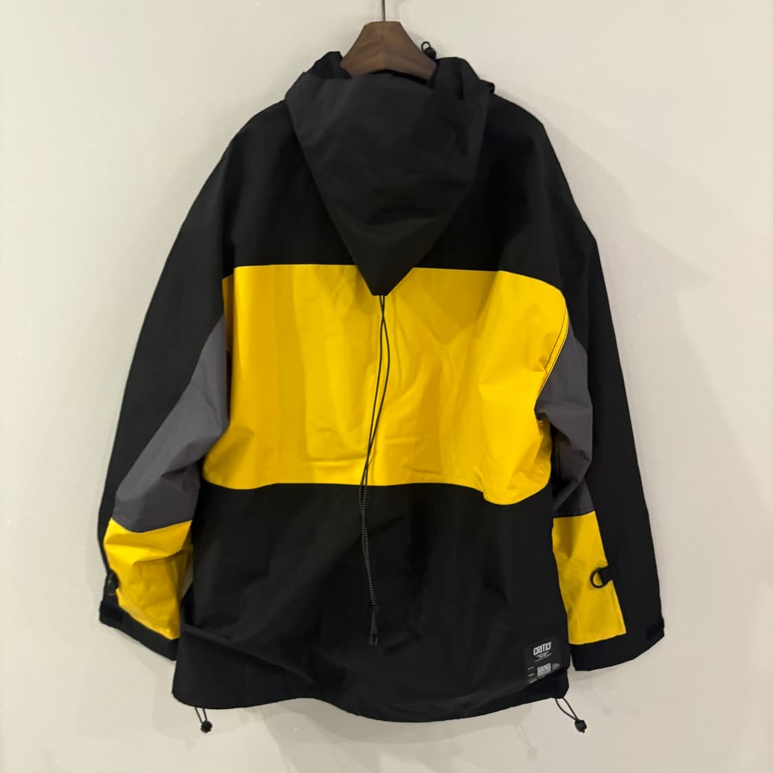 크리틱 블랙/옐로우 바람막이 자켓 M 상품이미지6