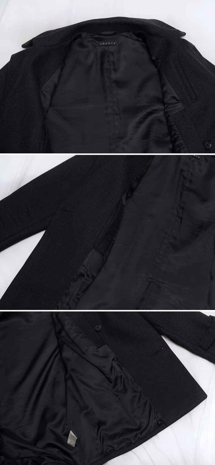 띠어리 (Theory) 버진울 캐시미어 더블 피코트 자켓 (100) 상품이미지7