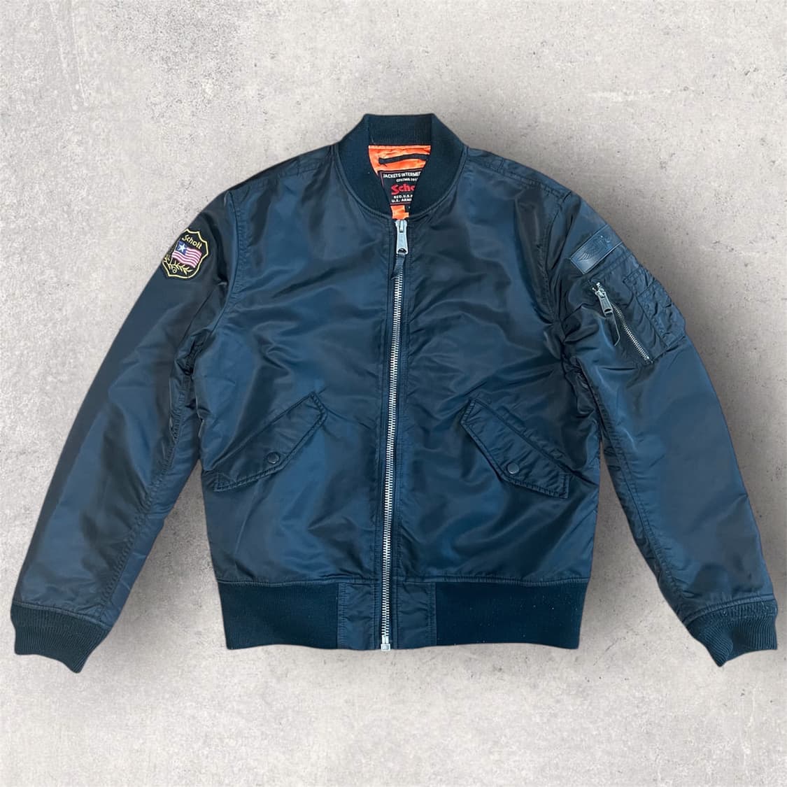 쇼트 Schott MA-1 항공점퍼 블랙 남성 L 상품이미지1