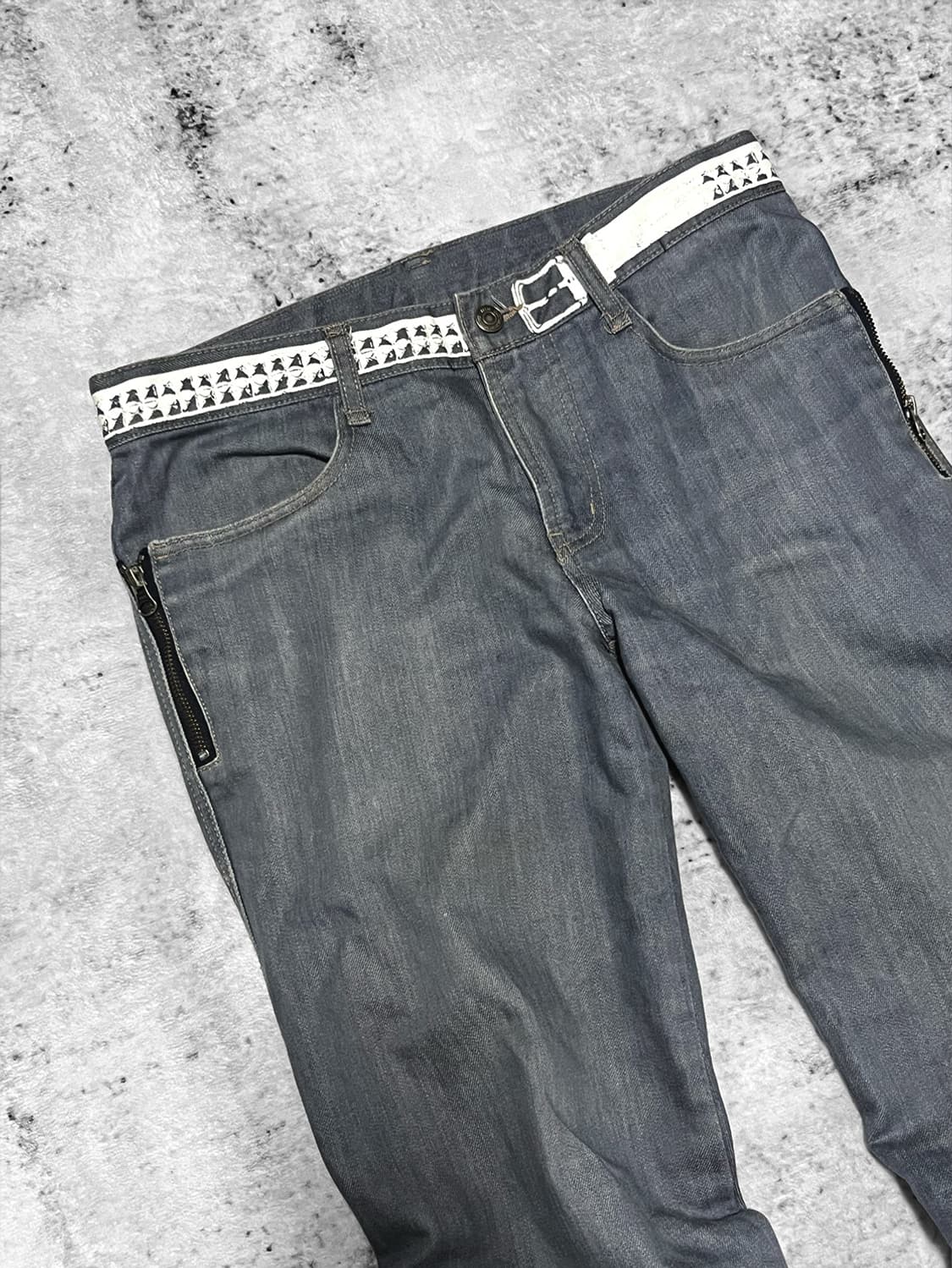 (ppfm) punk curved ash denim  상품이미지6