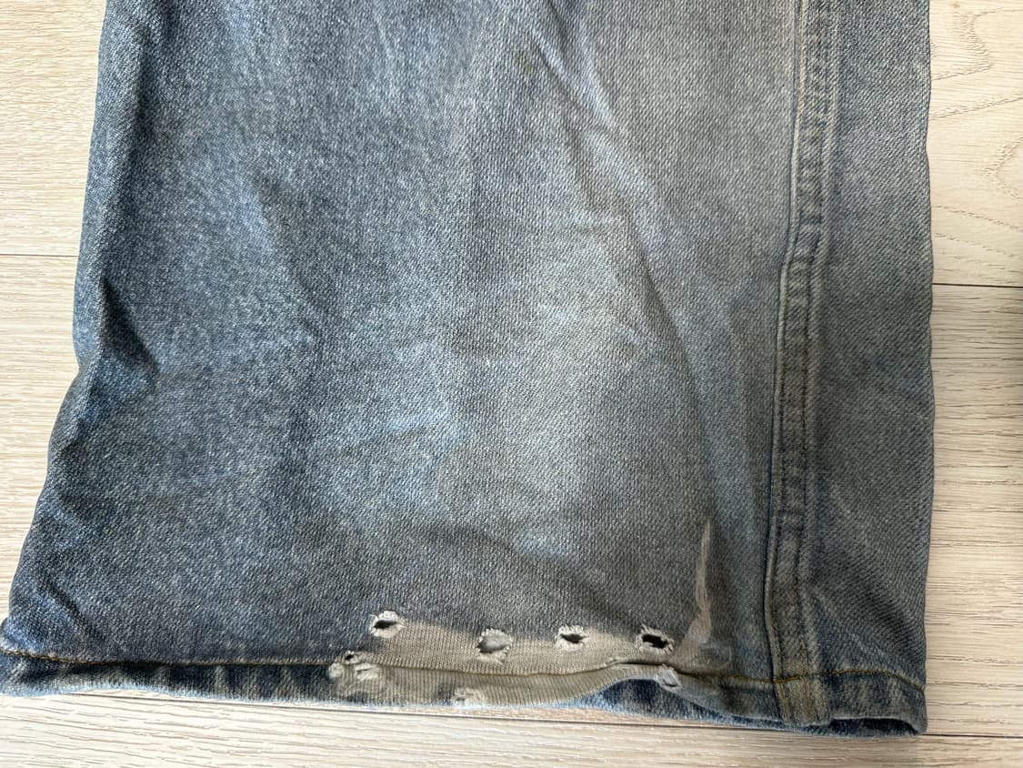 [S] 발렌시아가 트롱프뢰유 데님 팬츠 블루 상품이미지4