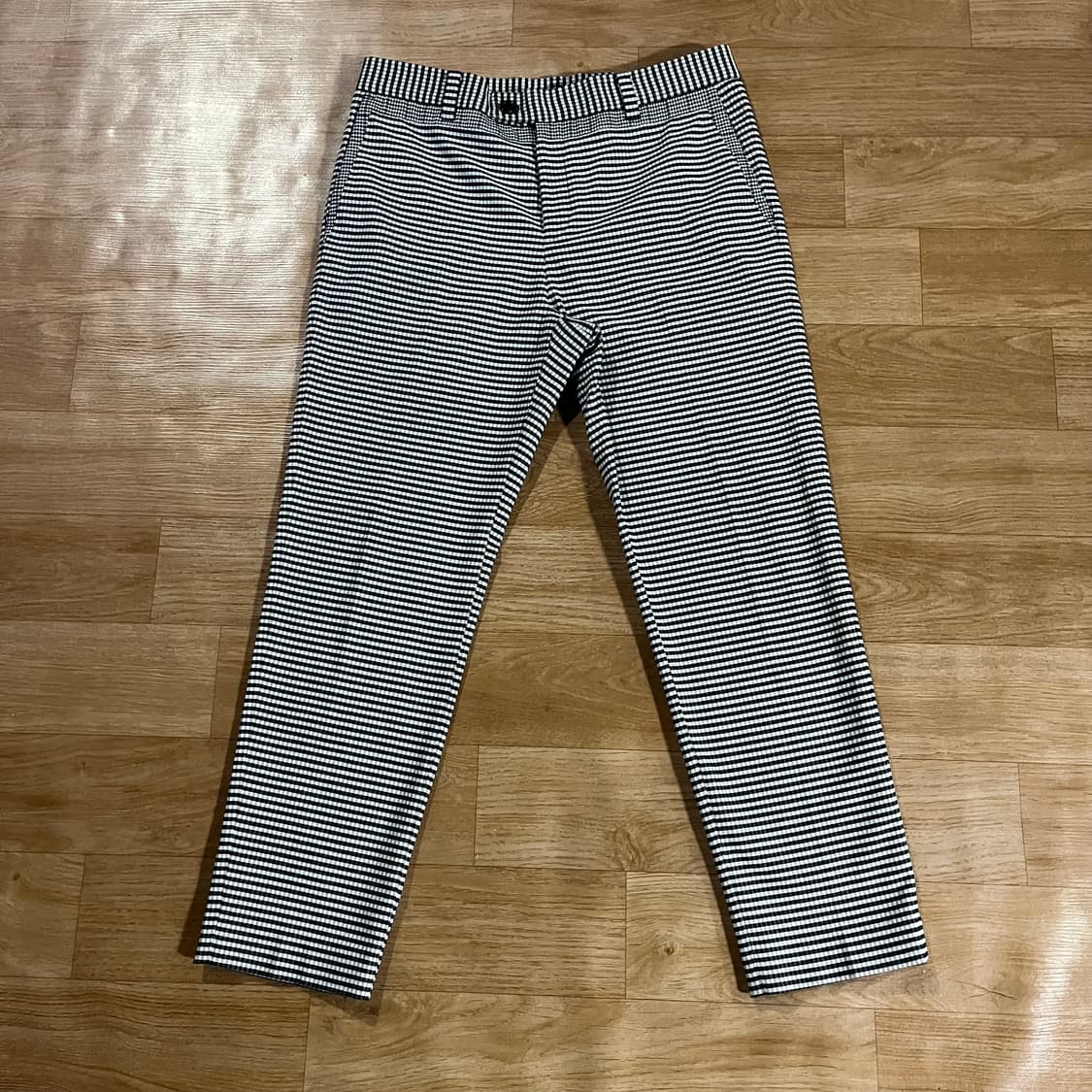 [33] 시스템 깅엄 스판팬츠 상품이미지3