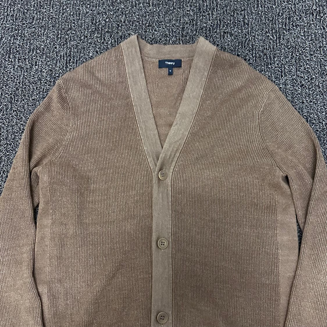 Theory 띠어리 남성 가디건 브라운 한국 매장판 M 상품이미지2