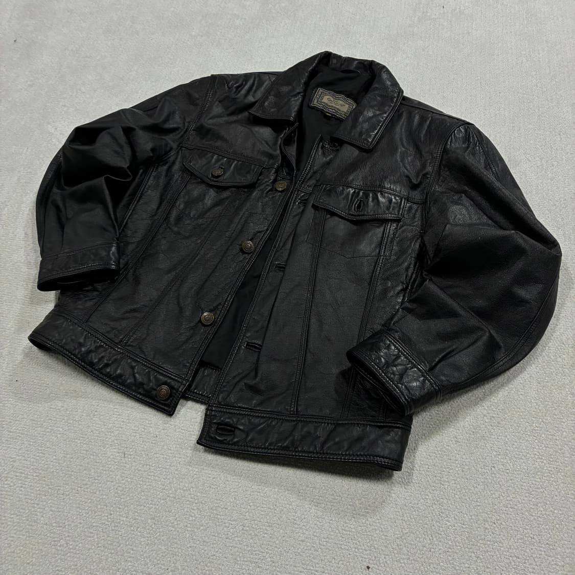 Galecci 가죽 자켓 블랙 L 상품이미지1