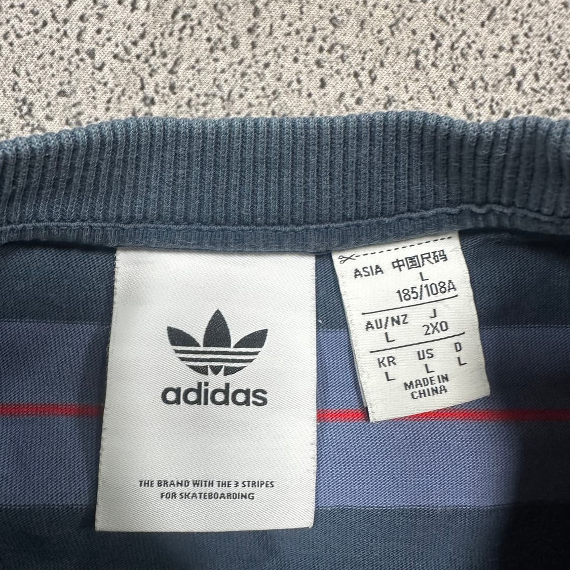 ✨ (바배) 아디다스 파이어머드 스트라이프 반팔티  상품이미지3