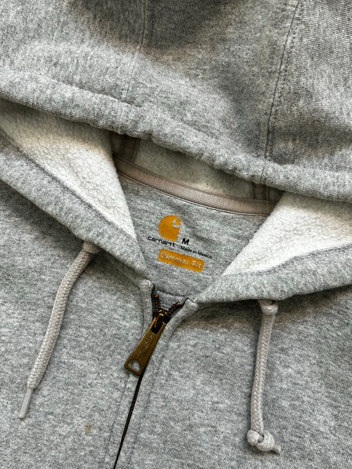 칼하트 미드웨이트 라이트그레이 후드집업 M 상품이미지6