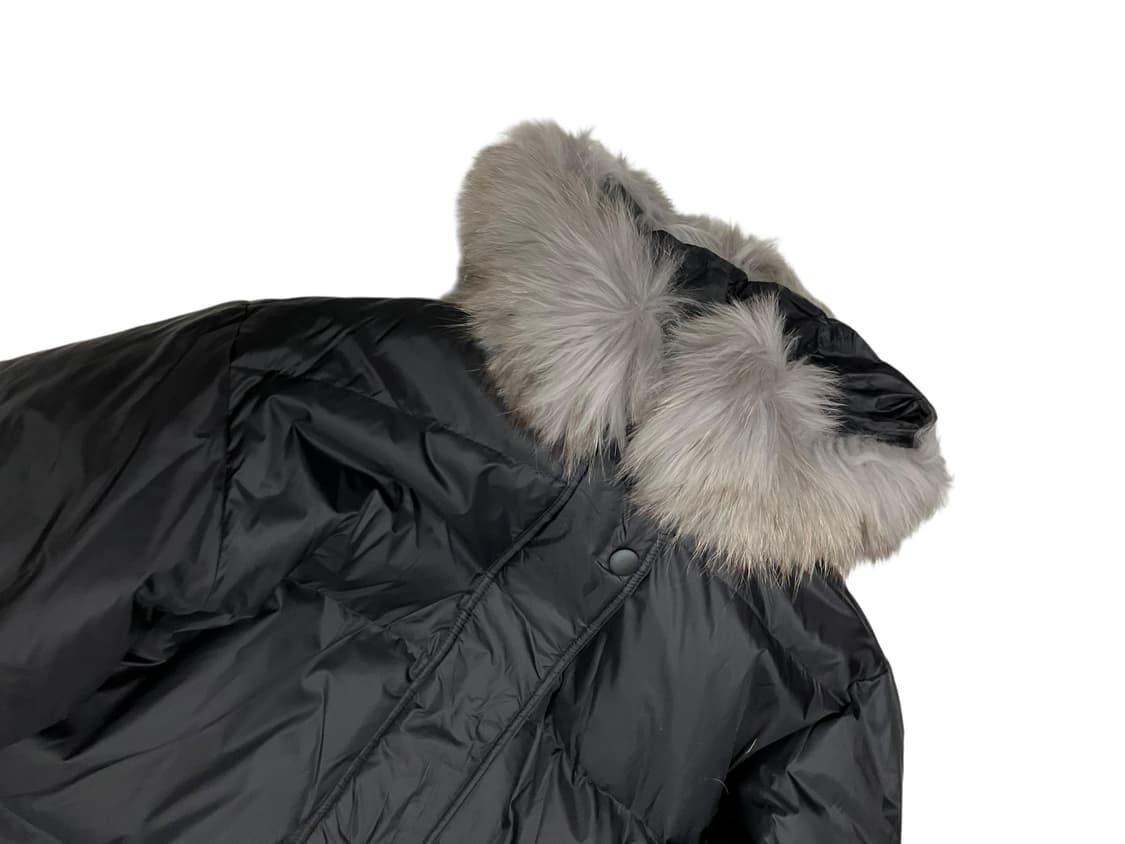 JULL-LOG 줄로그 퍼후드 롱 패딩 F 상품이미지2