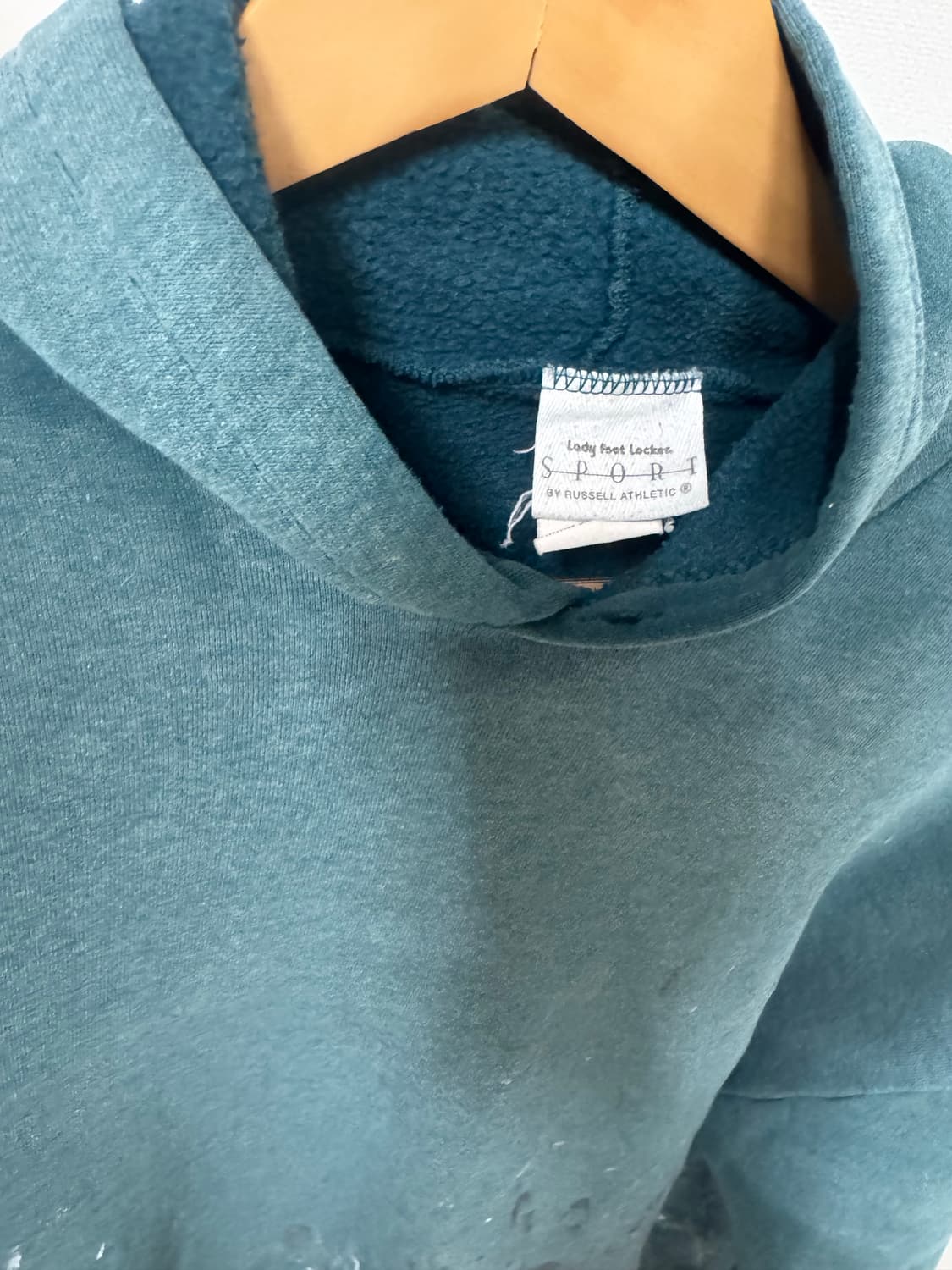 러셀 x 풋락커 빈티지 후드 후디 스웻 russell usa 상품이미지5