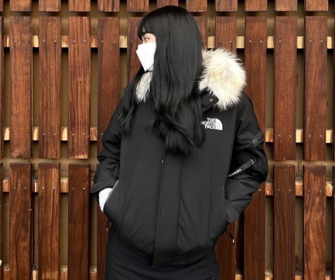 노스페이스 네일튼 구스다운 다운봄버 신민아패딩 상품이미지5