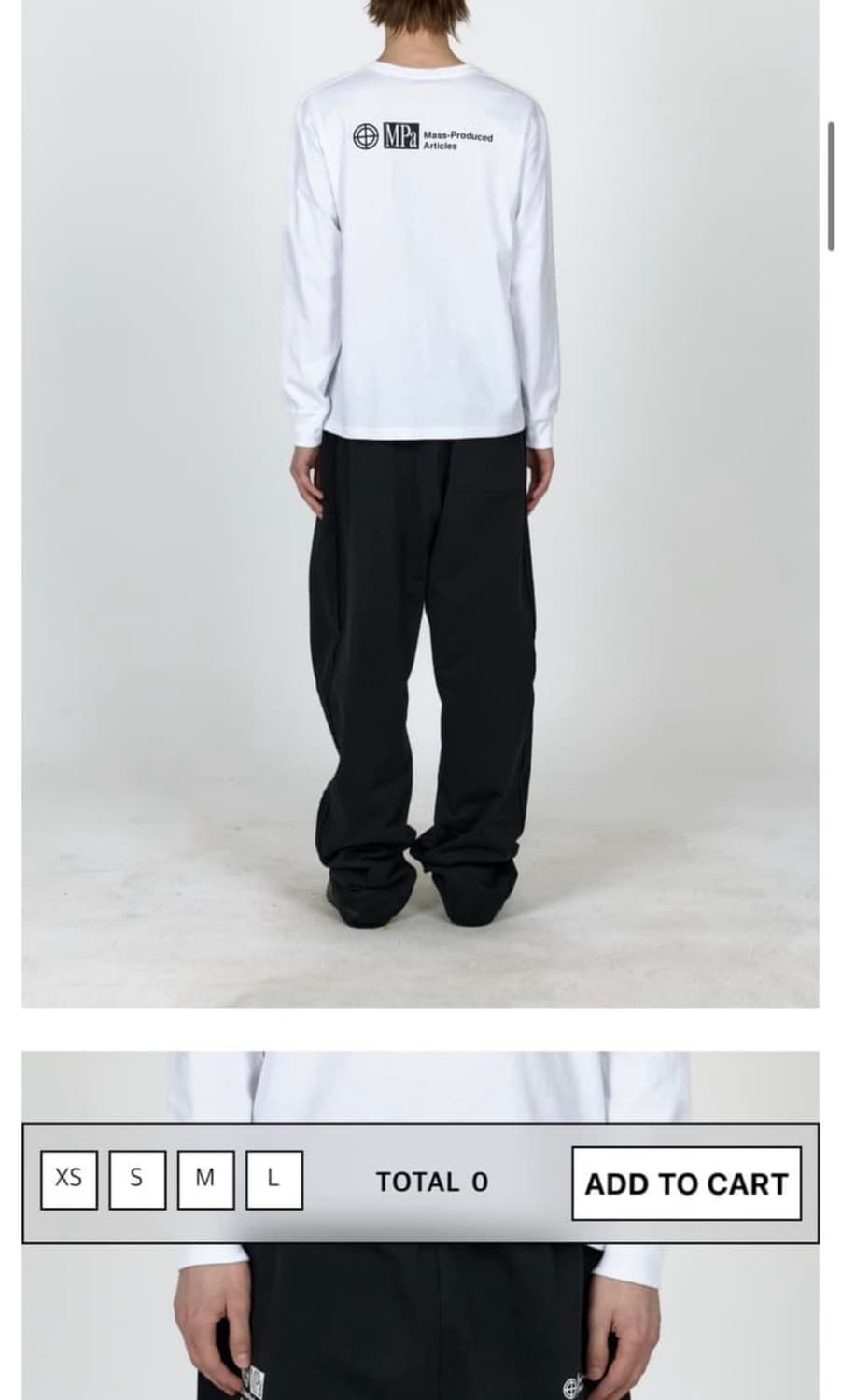 MPa sweatpants M Size 상품이미지3