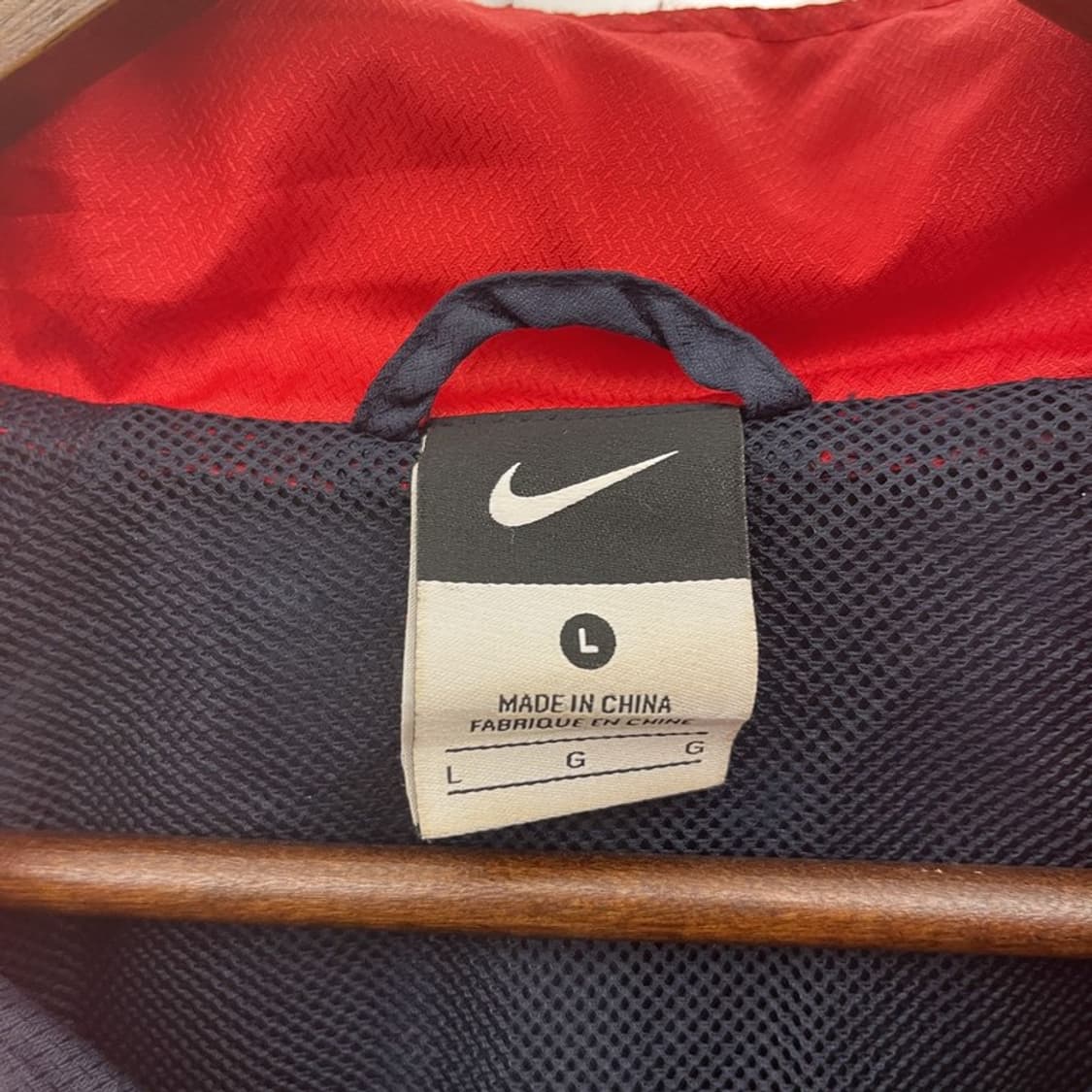 나이키 올드스쿨 레트로 배색 바람막이 자켓 L C10921 상품이미지5