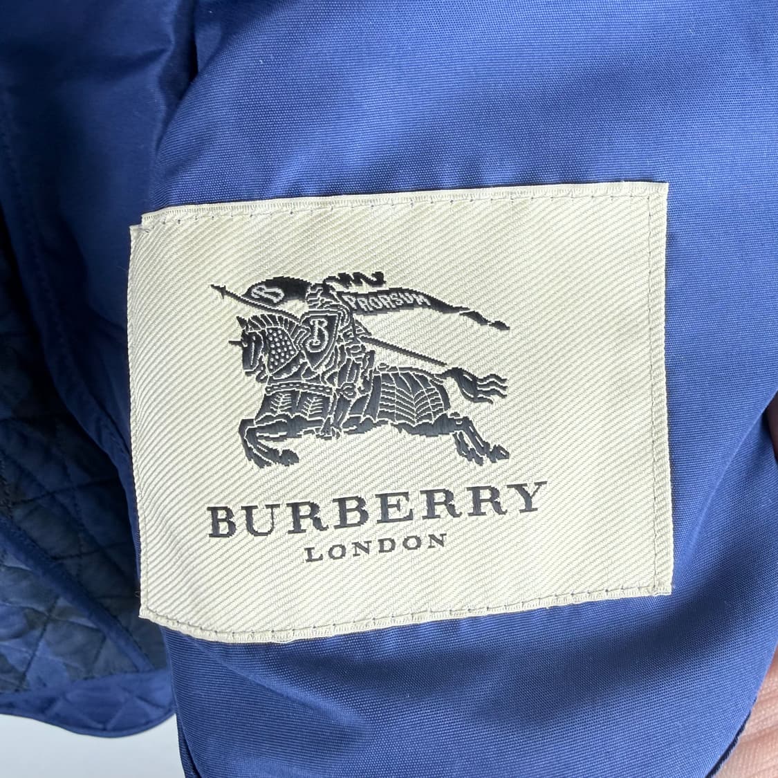 (6) 버버리 우먼스 퀄팅자켓 블루 상품이미지8
