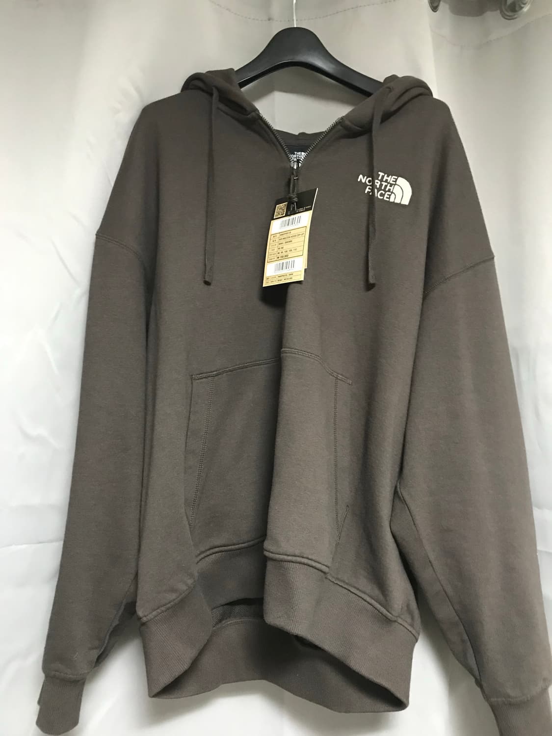 노스페이스 후드집업 브라운 새상품 상품이미지1