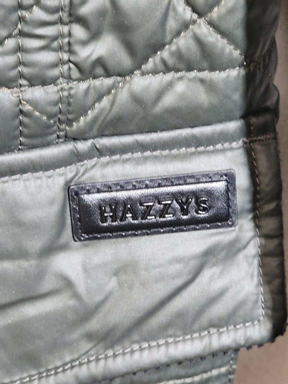 (95) 헤지스 퀼팅자켓 진카키 누빔점퍼 코듀로이 카라넥  상품이미지4