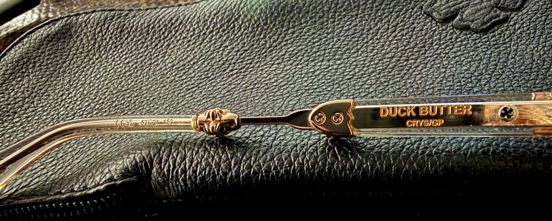 크롬하츠 덕버터 크리스탈/골드 안경 상품이미지10