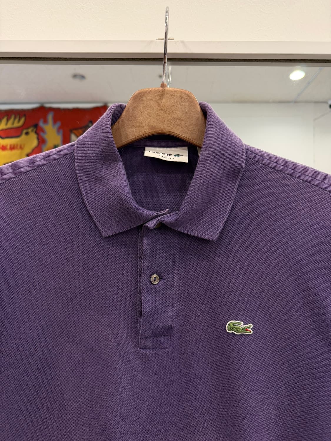 Lacoste 라코스테 카라티 pk 반팔 티셔츠 (purple) 상품이미지2