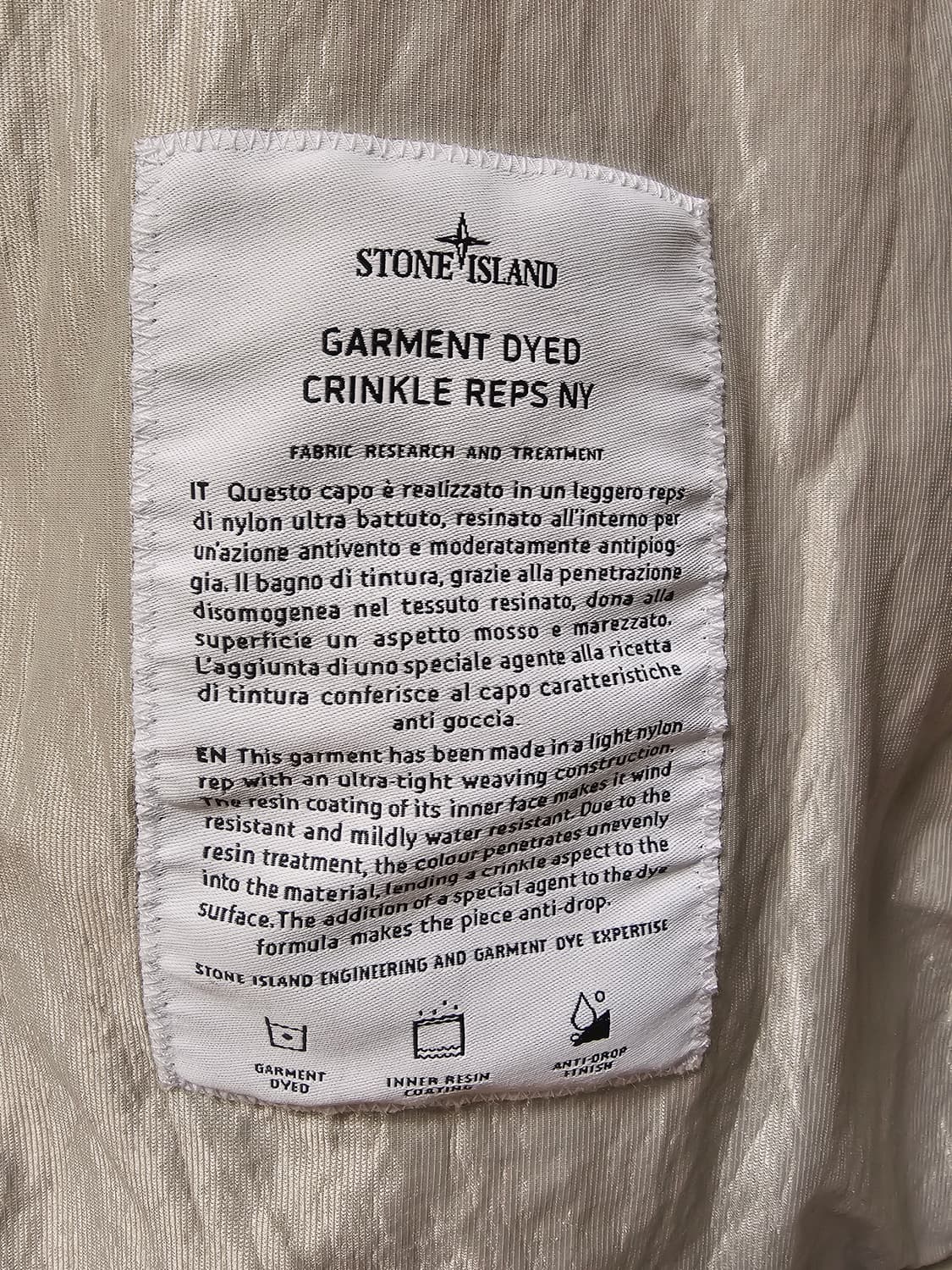 스톤 아일랜드 크링클랩스 R-NY 윈드 레지스턴트 안티 드롭 후드 자켓 상품이미지6