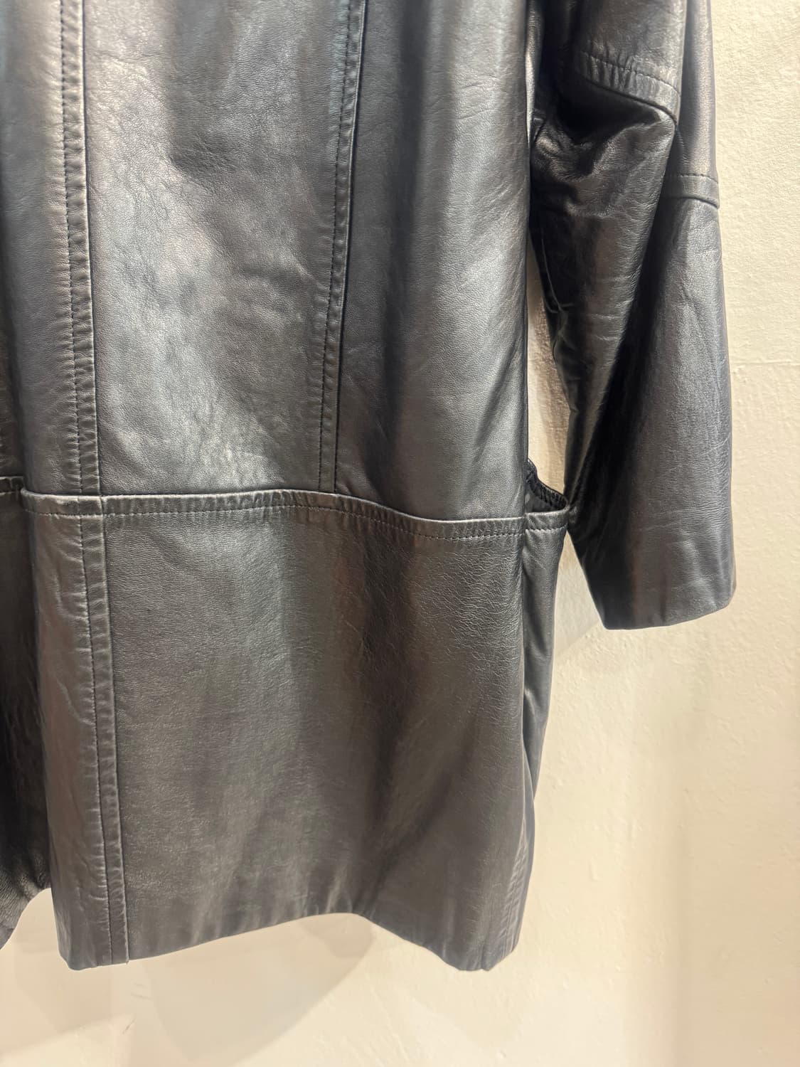 vintage 램스킨 오버핏 하프코프 상품이미지10