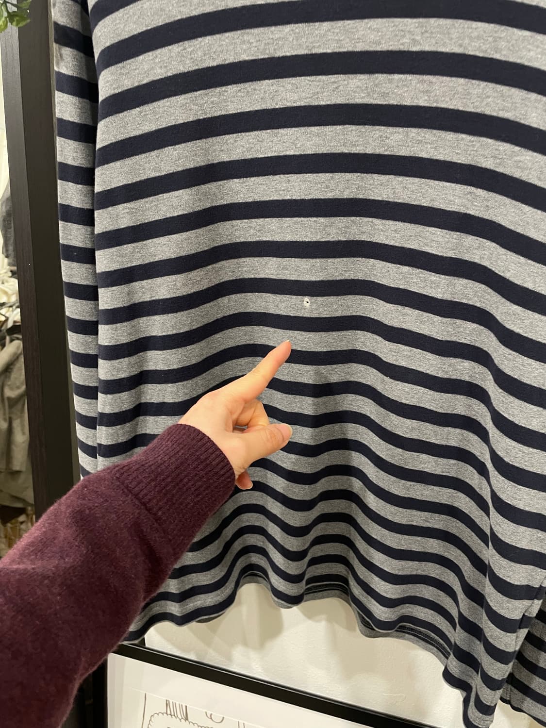 stripe long sleeve + button ops set 상품이미지10