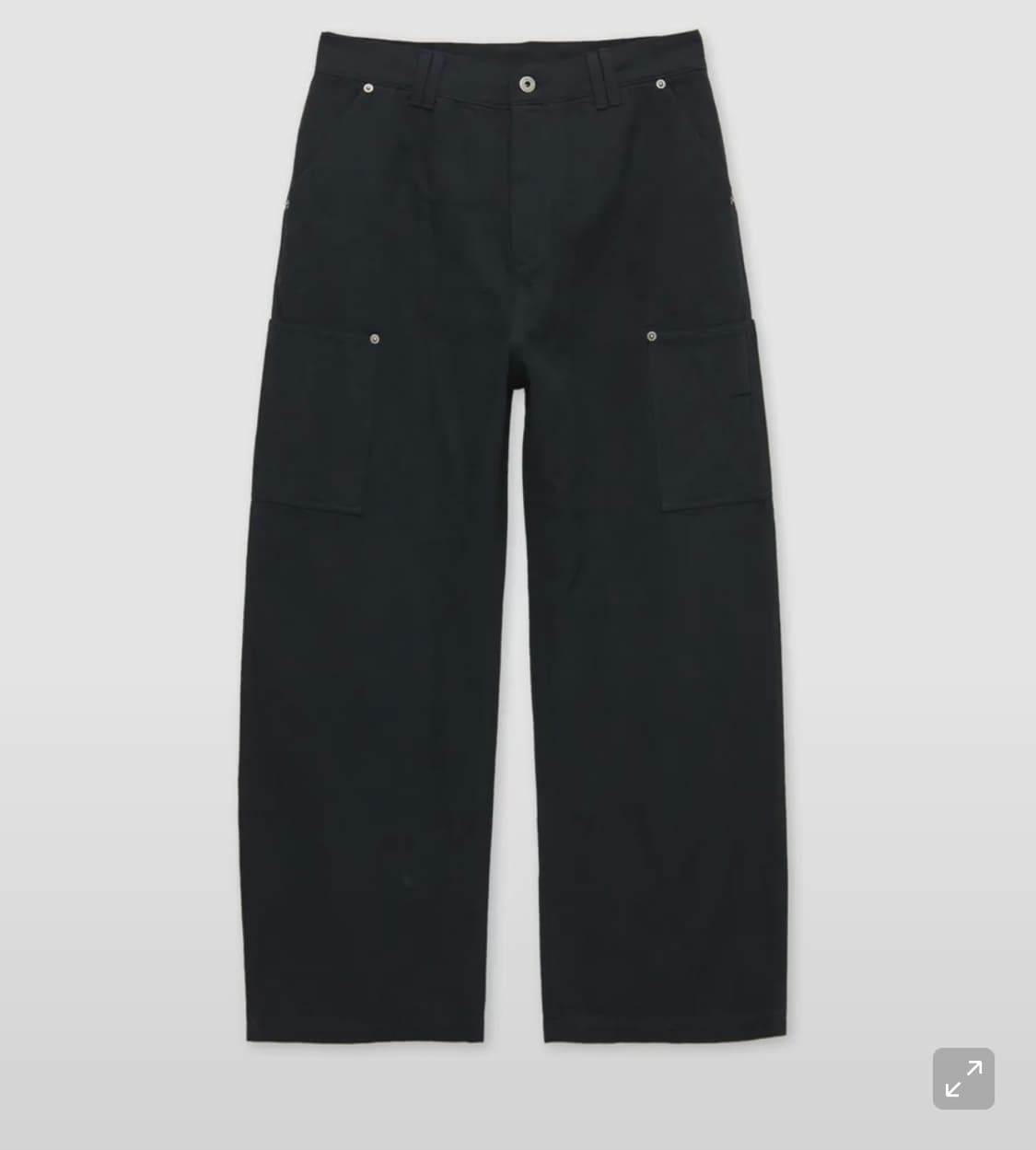 쿠어 오버 다잉 페이디드 신치 사이드 워크 팬츠 (워시드블랙/L) 상품이미지5