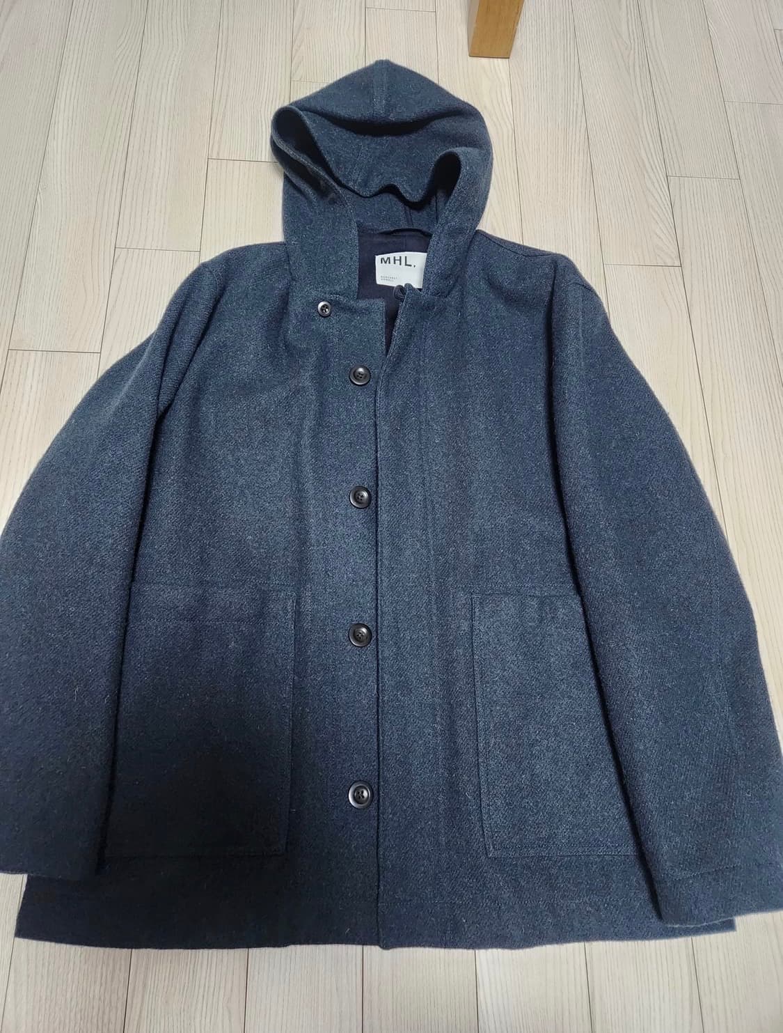 마가렛호웰MHL 올리브 후드코트 팔아요!! 컨디션최고 상품이미지1