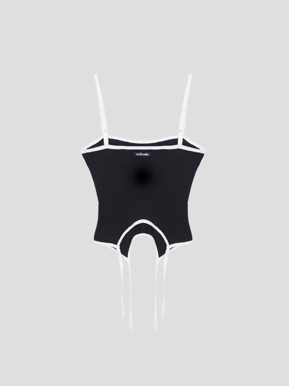 에즈이프캘리 CORSET SLEEVELESS TOP BLACK 상품이미지4
