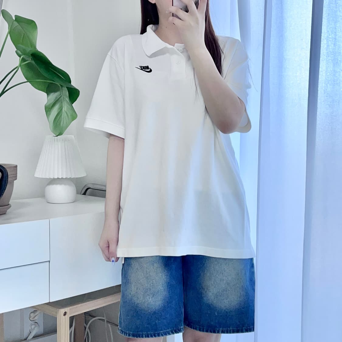 [정품] 나이키 화이트 푸츄라 반팔카라티 [ XXL ] 상품이미지2