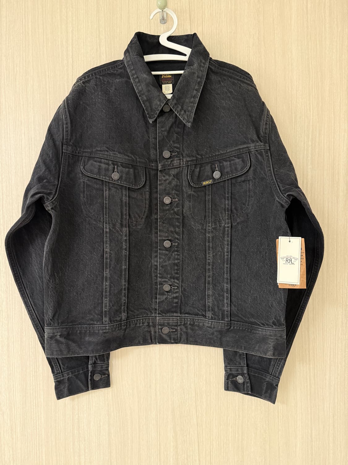 [L] rrl 더블알엘 데님 트러커 자켓 블랙 lot 271 상품이미지2