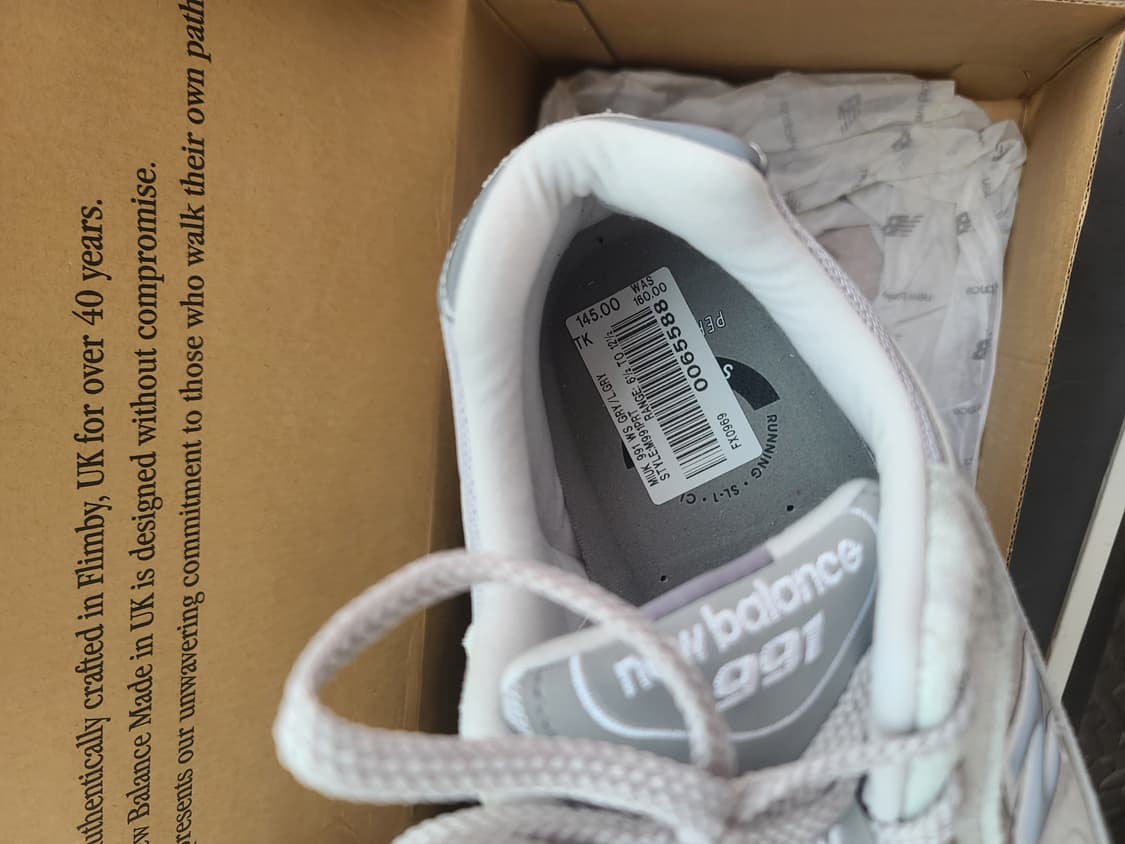 뉴발란스 991 PRT 워시드그레이 us11 상품이미지4